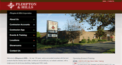 Desktop Screenshot of plimptonhills.com